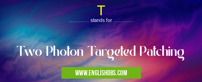 T means Two Photon Targeted Patching T