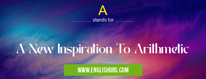 A means A New Inspiration To Arithmetic A
