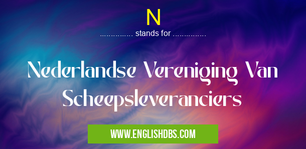 N means Nederlandse Vereniging Van Scheepsleveranciers N