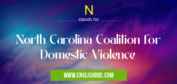 N means North Carolina Coalition for Domestic Violence N