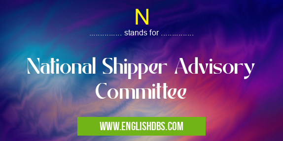 N means National Shipper Advisory Committee N