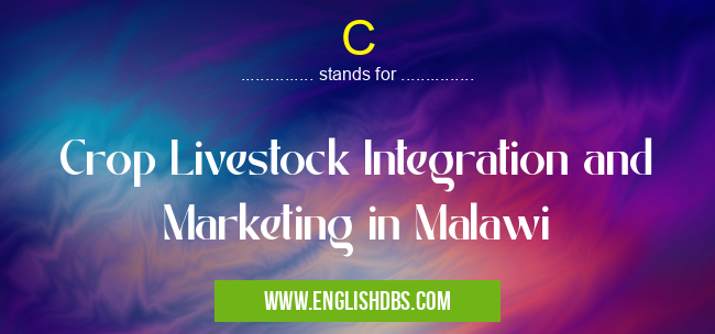 C means Crop Livestock Integration and Marketing in Malawi C