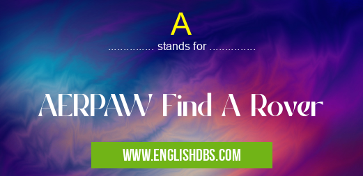 A means AERPAW Find A Rover A