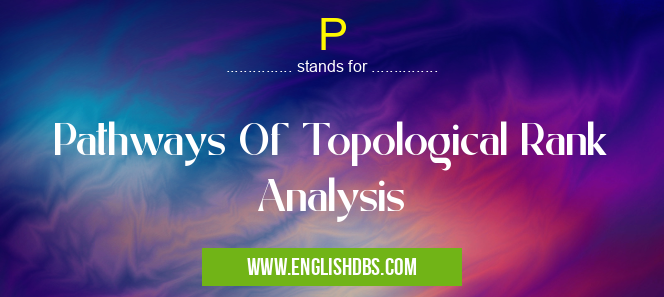 P means Pathways Of Topological Rank Analysis P