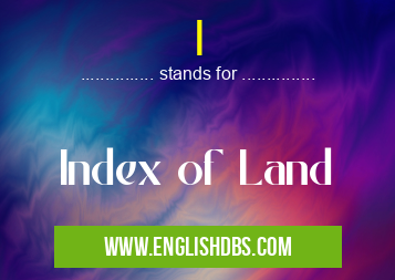 I means Index of Land I