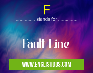 F means Fault Line F
