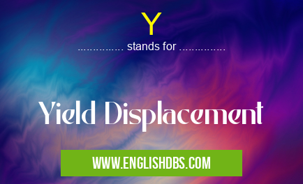 Y means Yield Displacement Y