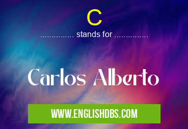 C means Carlos Alberto C