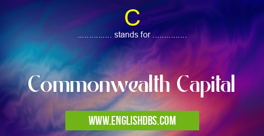 C means Commonwealth Capital C