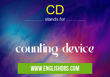 CD means counting device CD