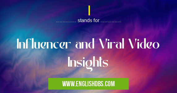 I means Influencer and Viral Video Insights I