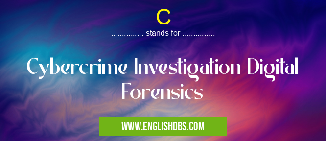 C means Cybercrime Investigation Digital Forensics C