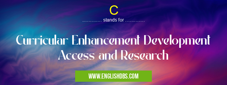 C means Curricular Enhancement Development Access and Research C