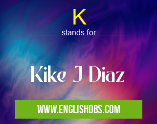 K means Kike J Diaz K