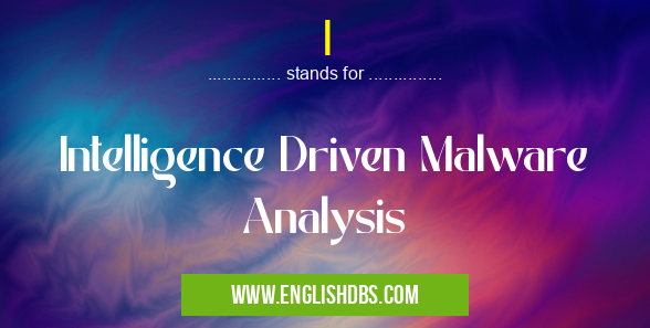 I means Intelligence Driven Malware Analysis I