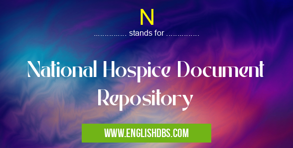 N means National Hospice Document Repository N