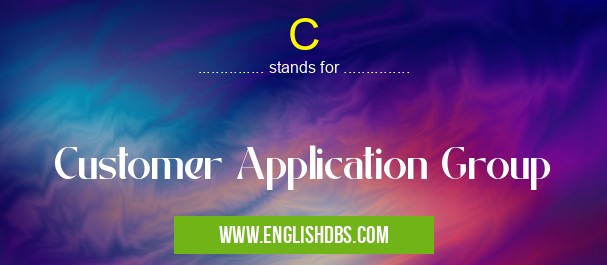 C means Customer Application Group C