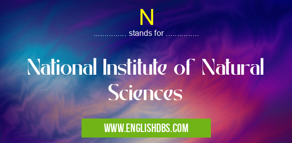 N means National Institute of Natural Sciences N