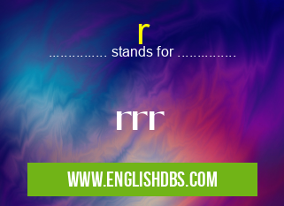 r means rrr r