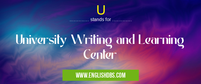 U means University Writing and Learning Center U