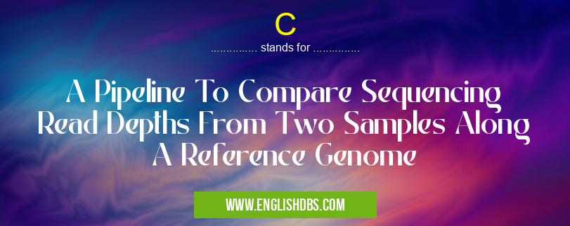 C means A Pipeline To Compare Sequencing Read Depths From Two Samples Along A Reference Genome C