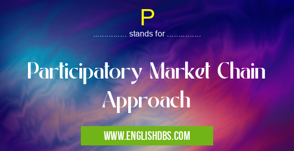 P means Participatory Market Chain Approach P