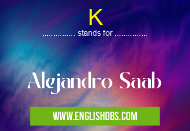 K means Alejandro Saab K