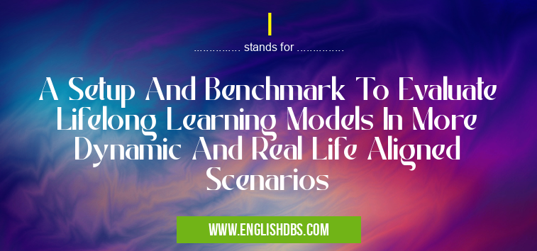 I means A Setup And Benchmark To Evaluate Lifelong Learning Models In More Dynamic And Real Life Aligned Scenarios I