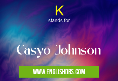 K means Casyo Johnson K
