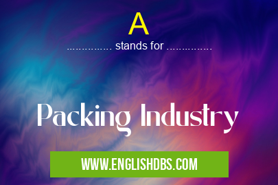 A means Packing Industry A