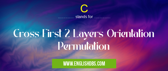 C means Cross First 2 Layers Orientation Permutation C