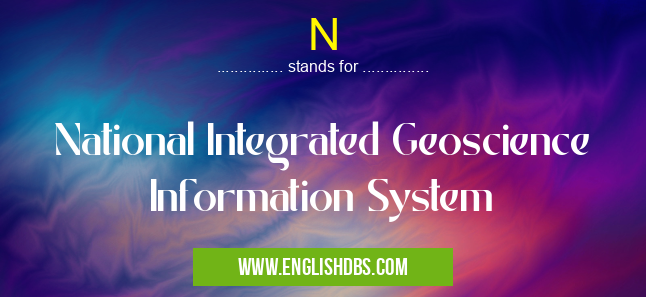 N means National Integrated Geoscience Information System N