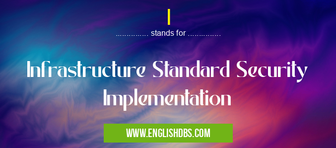 I means Infrastructure Standard Security Implementation I