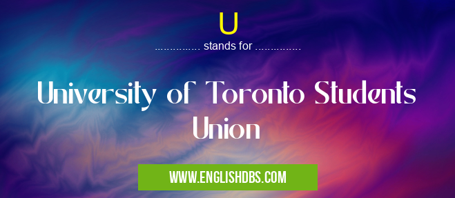 U means University of Toronto Students Union U
