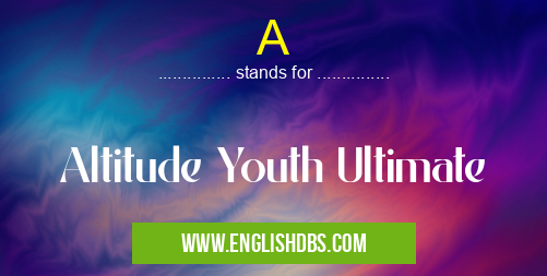 A means Altitude Youth Ultimate A
