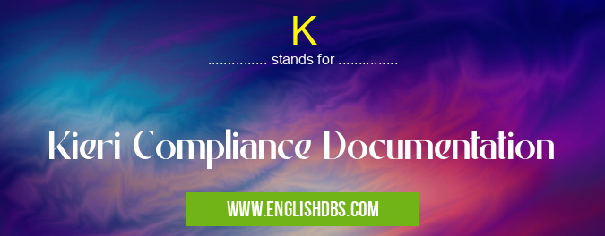 K means Kieri Compliance Documentation K