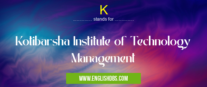 K means Kotibarsha Institute of Technology Management K