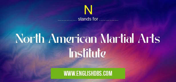 N means North American Martial Arts Institute N