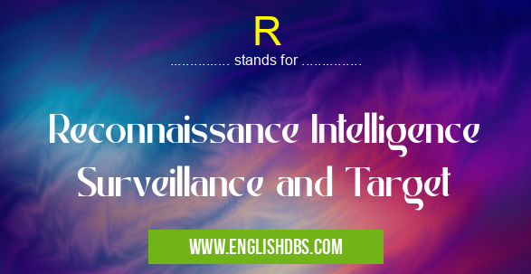 R means Reconnaissance Intelligence Surveillance and Target R