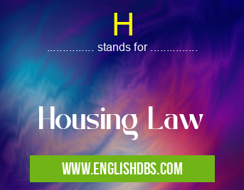 H means Housing Law H
