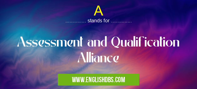 A means Assessment and Qualification Alliance A