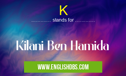 K means Kilani Ben Hamida K