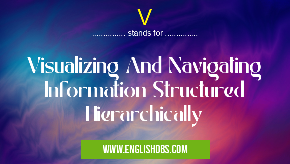 V means Visualizing And Navigating Information Structured Hierarchically V
