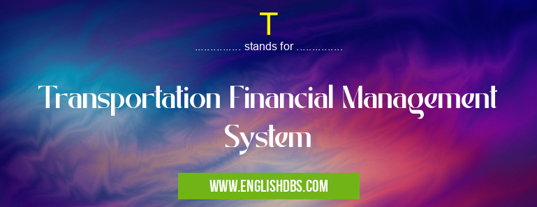 T means Transportation Financial Management System T