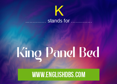 K means King Panel Bed K