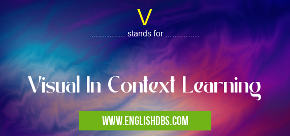 V means Visual In Context Learning V