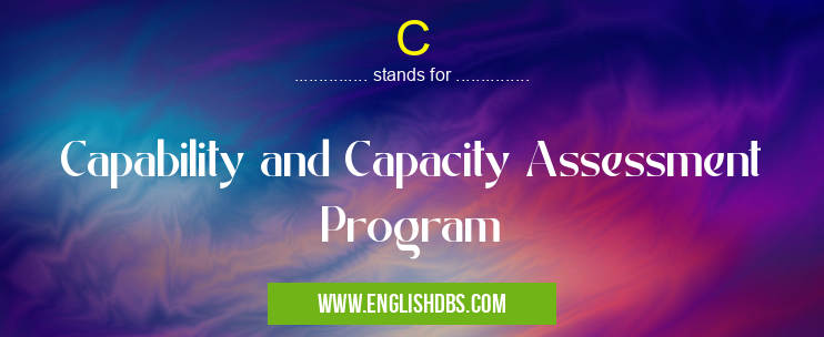 C means Capability and Capacity Assessment Program C