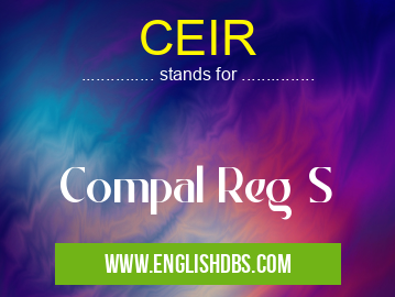 CEIR means Compal Reg S CEIR