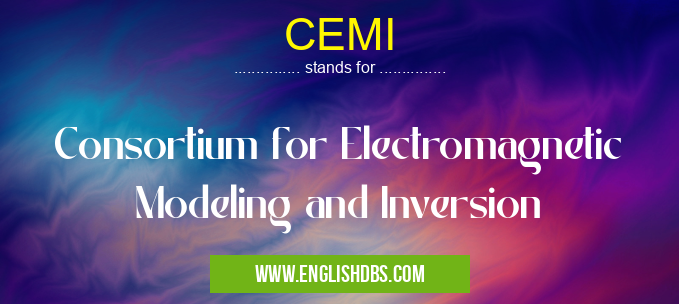 CEMI means Consortium for Electromagnetic Modeling and Inversion CEMI