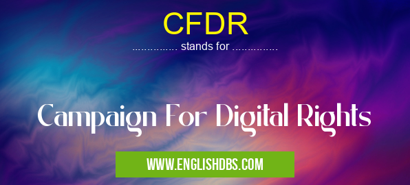 CFDR